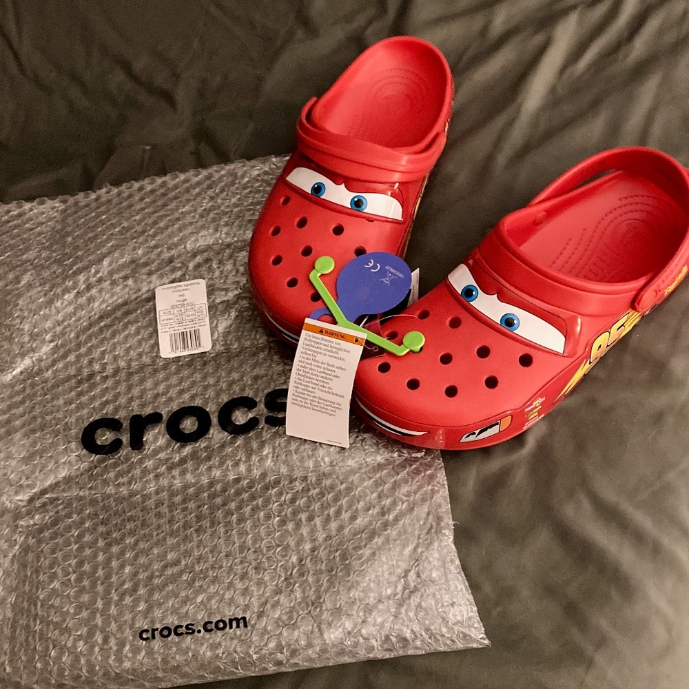 Steve Lightning McQueen Crocs